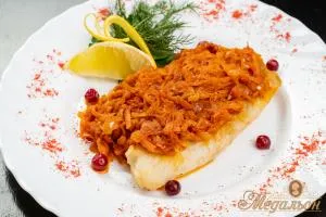 Тилапия под маринадным соусом